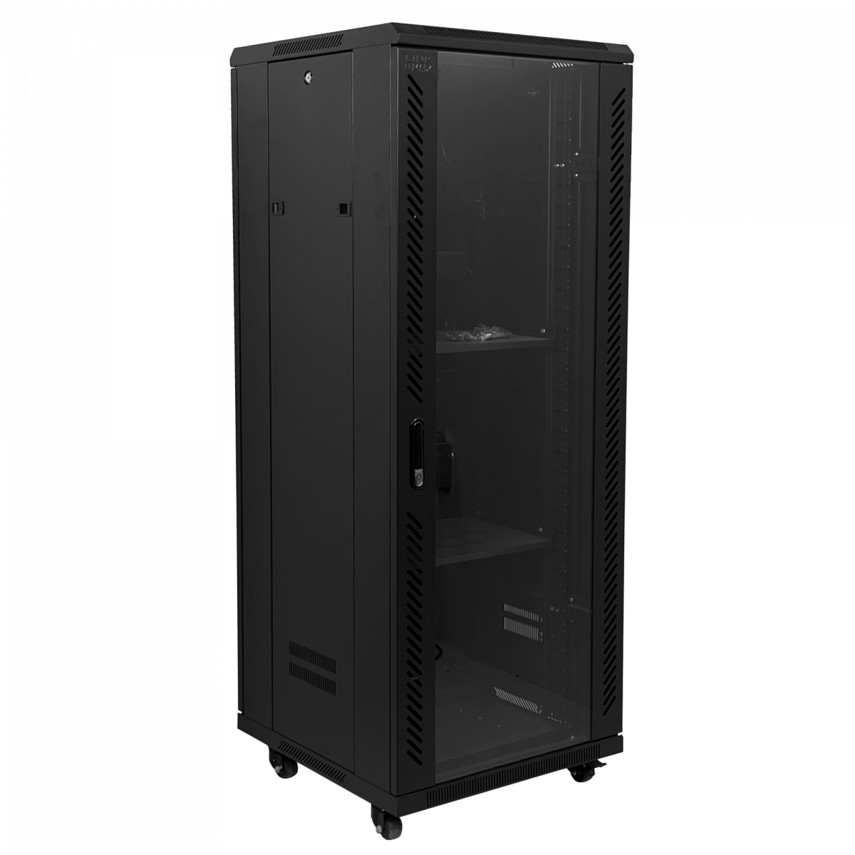 LK - RK32-6L. LINKMADE RACK Vidrio Piso 32U/140cm 600mm 60cm-Fondo c ...