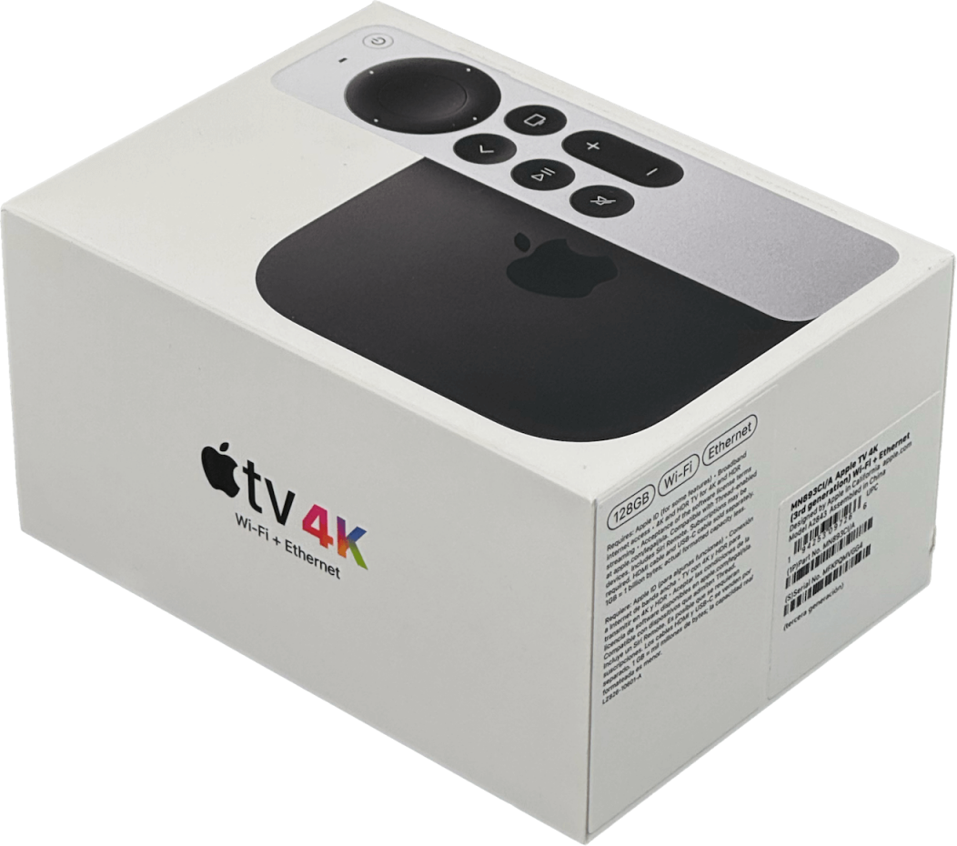【極美品】箱付AppleTV 4K Wi-Fi & Ethernet 128GB Apple TV 4K Wi-Fi + Ethernetモデル 128GB MN893J/Aの製品画像 - 価格.com