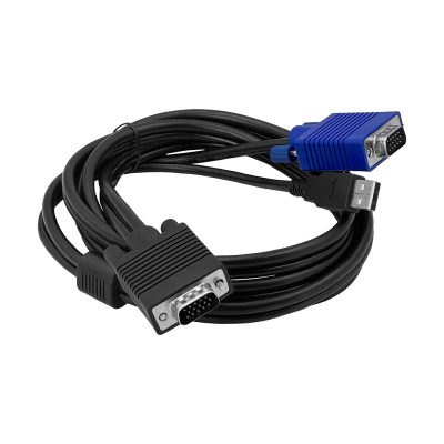 LK - ECAB-2. MINITAR 1,8mt CABLE KVM solo para ERU-8 USB VGA 1.8mt 2m ...