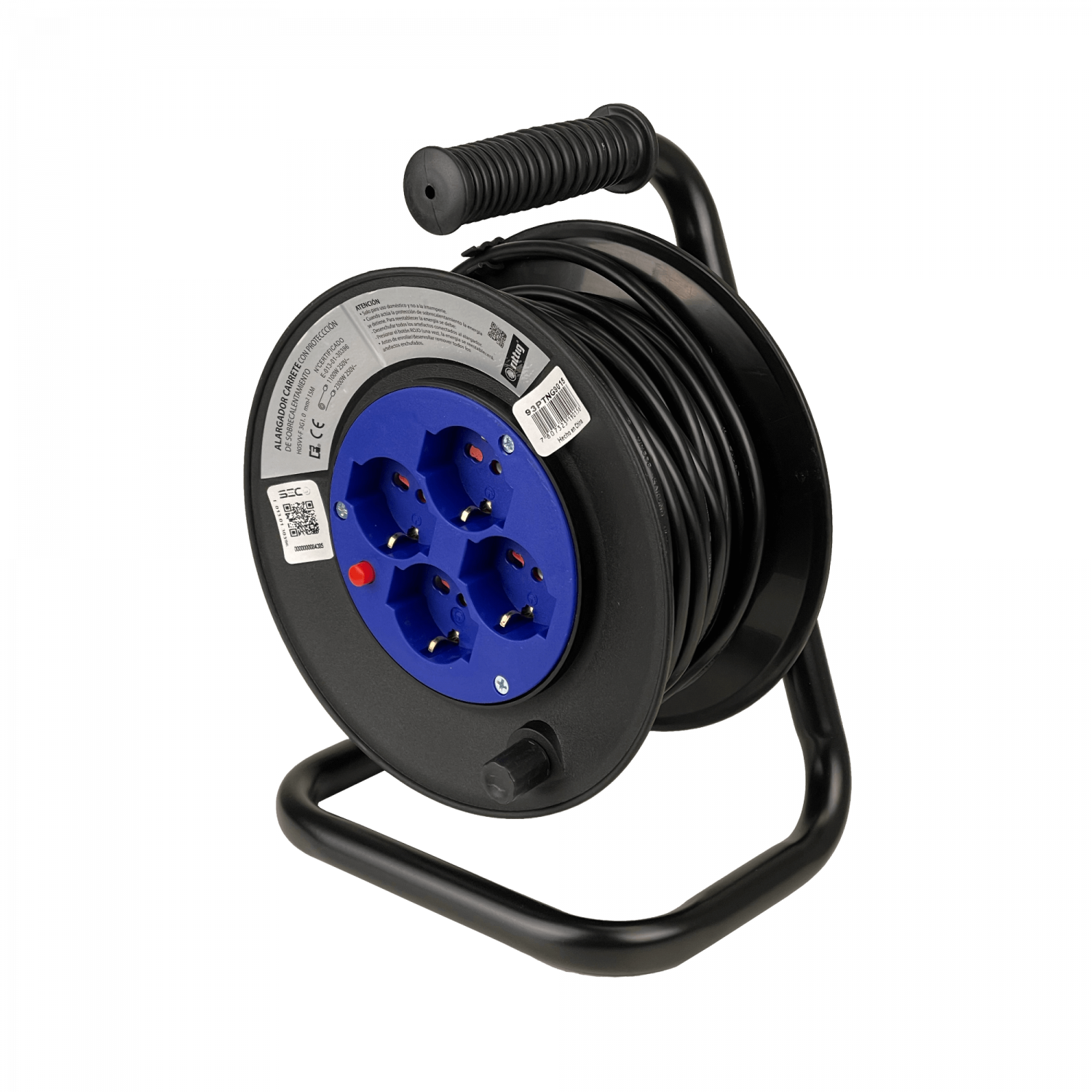 RITTIG 15MTS ALARGADOR CARRETE 4-MULTINORMA-H 1-16A-IM 250V PROTECCION