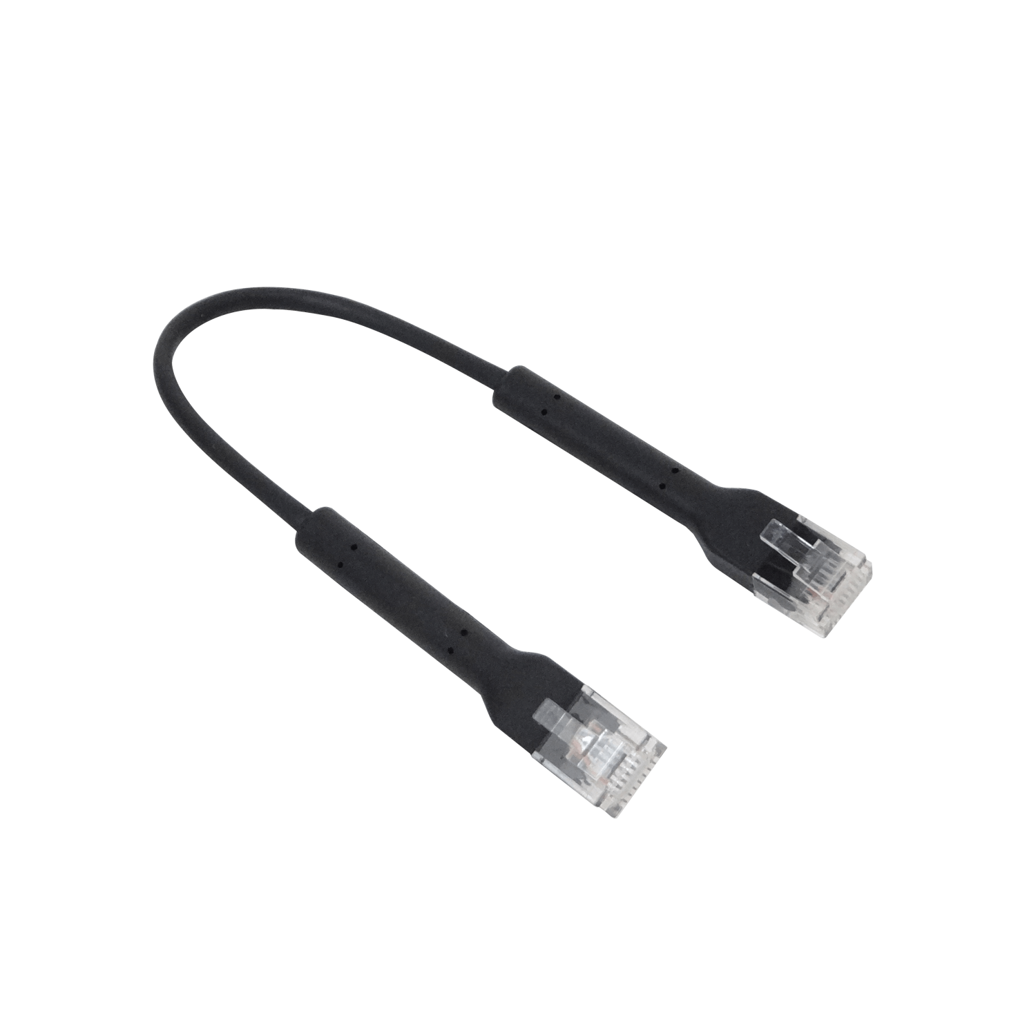 UBIQUITI NEGRO 10CM CABLE CAT6 RJ45 0,1MT U-CABLE-PATCH-RJ45-BK