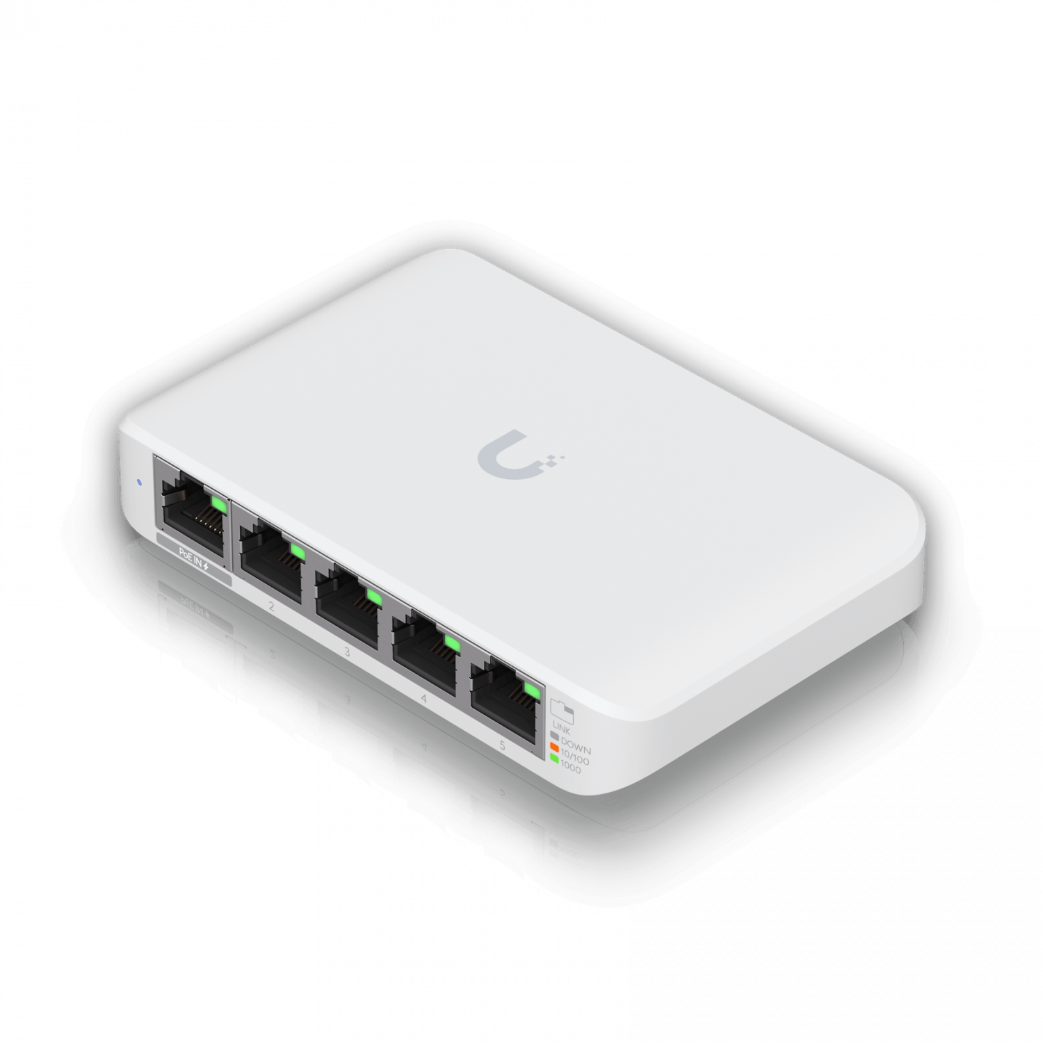 UBIQUITI 5-1000 IN-POE-AF SWITCH-L2 INTERIOR INC-5V-USB-C REQ-UNIFI