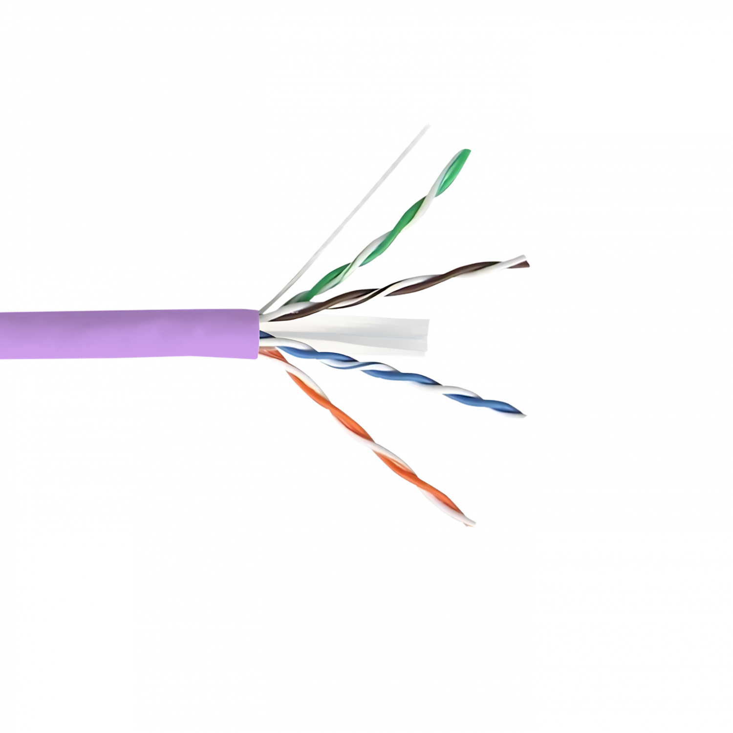 LINKMADE LSZH VIOLETA CAT6 UTP 300MT UNIFILAR COBRE CAJA CABLE TAIWAN