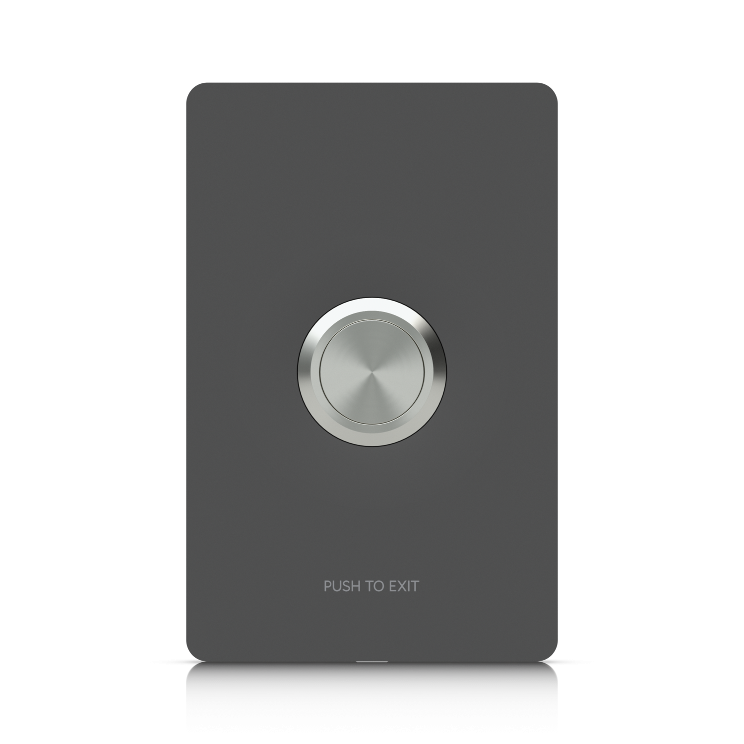 UBIQUITI BOTON PULSADOR-N/A PLACA METALICA KEYSTONE BLANCO/NEGRO
