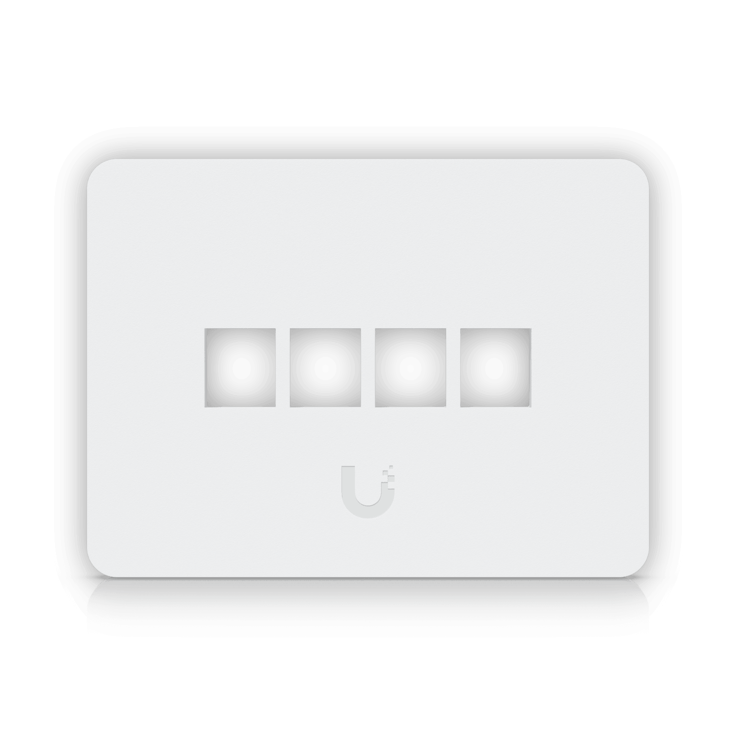 UI 1-UNIDAD BLANCO 4-KEYSTONE HORIZONTAL FACEPLATE PINTABLE 118X88MM