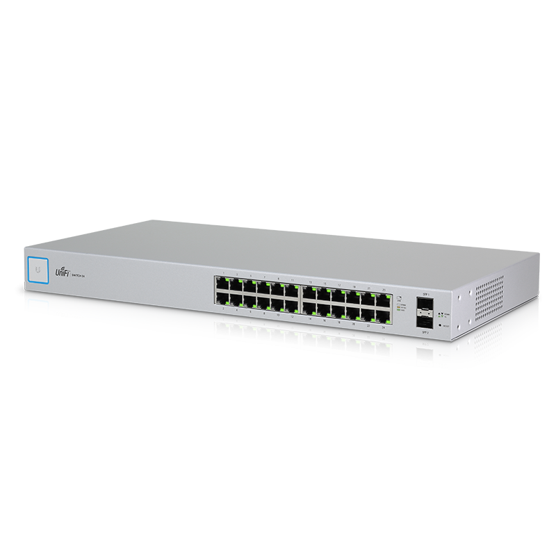 USADO UBIQUITI 24-1000 2-SFP RS232-RJ45 REQ-UNIFI SWITCH ADMIN RACK