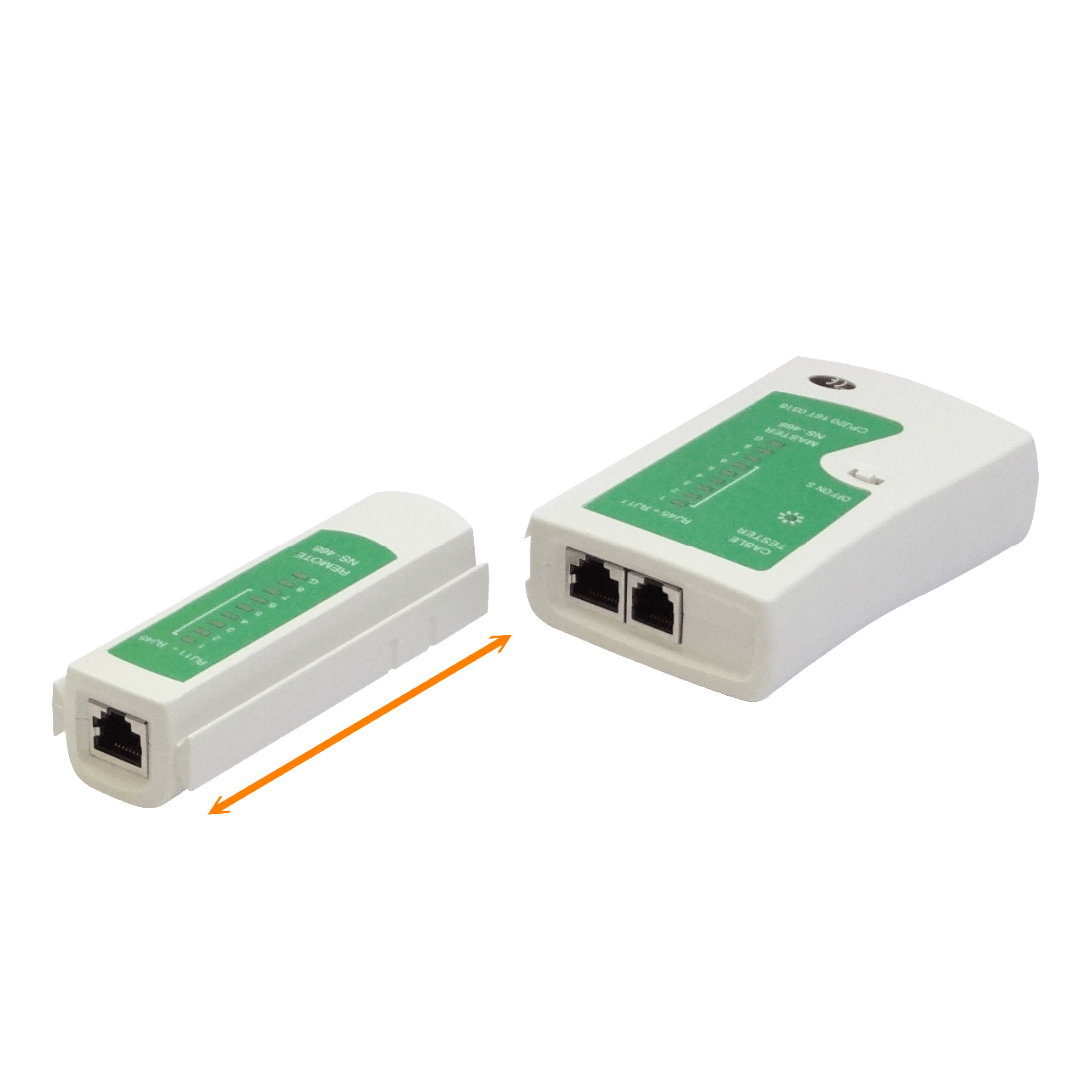 TESTER RJ45 REQ-BAT9V RJ11 RJ12 RJ14 RJ25 8P8C 6C6C 6P4C 6P2C NS-468