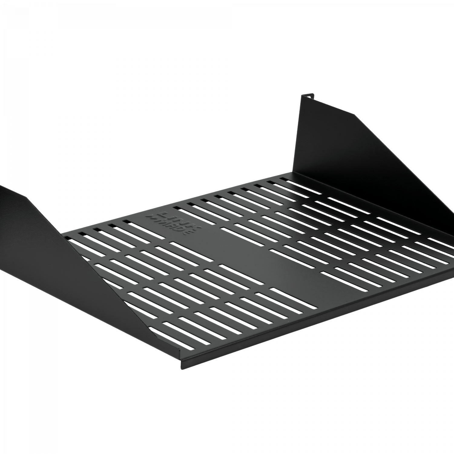 LINKMADE VENTILADA 2U 30CM-FONDO BANDEJA NEGRA P/RACK REQ-TORNILLOS