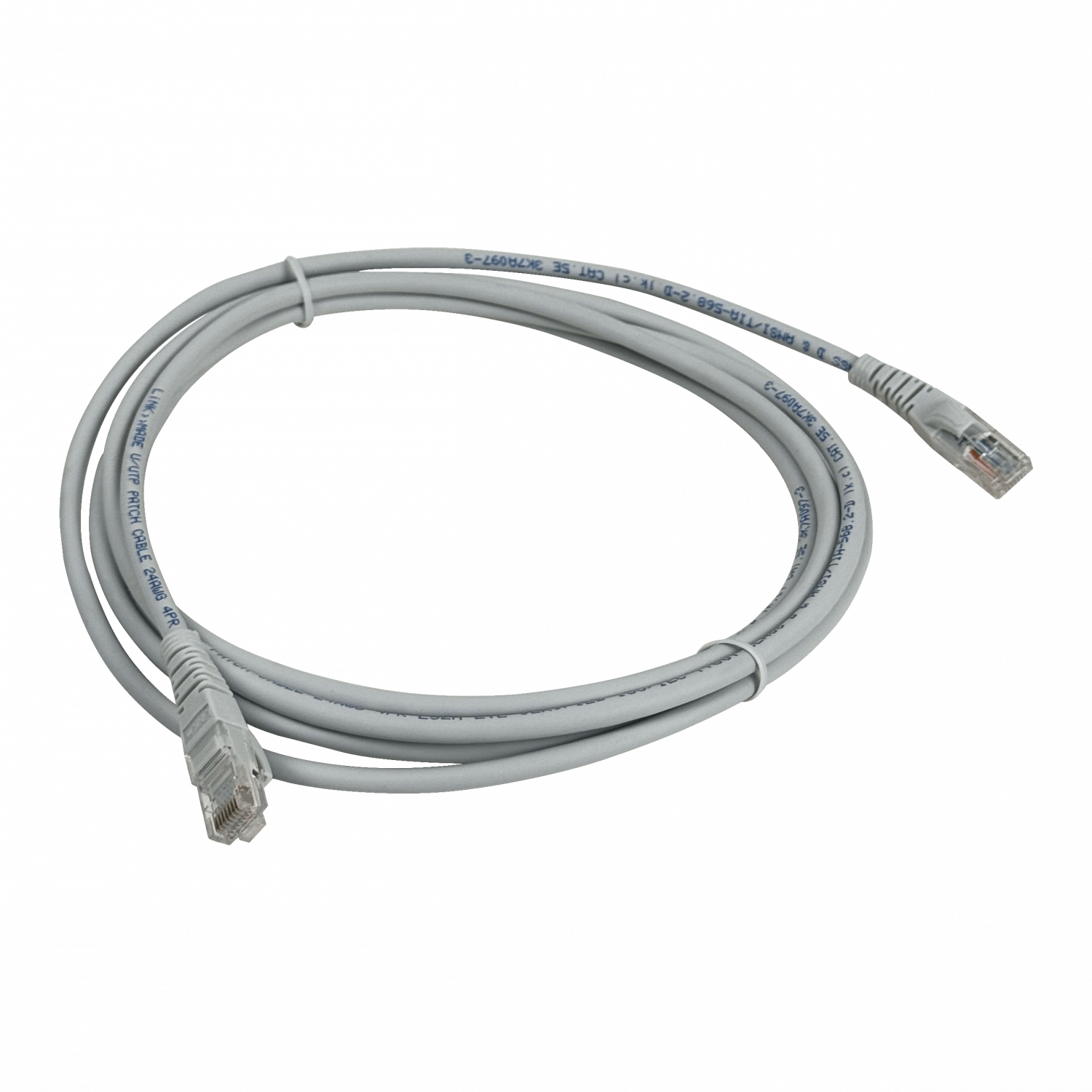 LINKMADE 3MT CAT5E GRIS LSZH CABLE PATCH INYECTADO MULTIFILAR