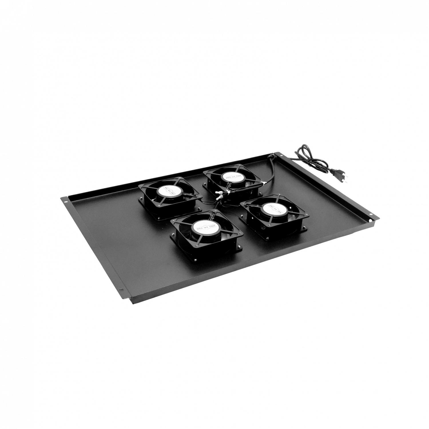 LINKMADE BANDEJA INC-4-VENTILADORES 220V NEGRO 646X410MM P/TECHO