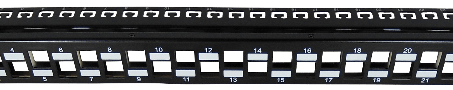 LINKMADE METAL REQ-24-KEYSTONE C/SOPORTE PATCHPANEL 1U VACIO UNLOADED