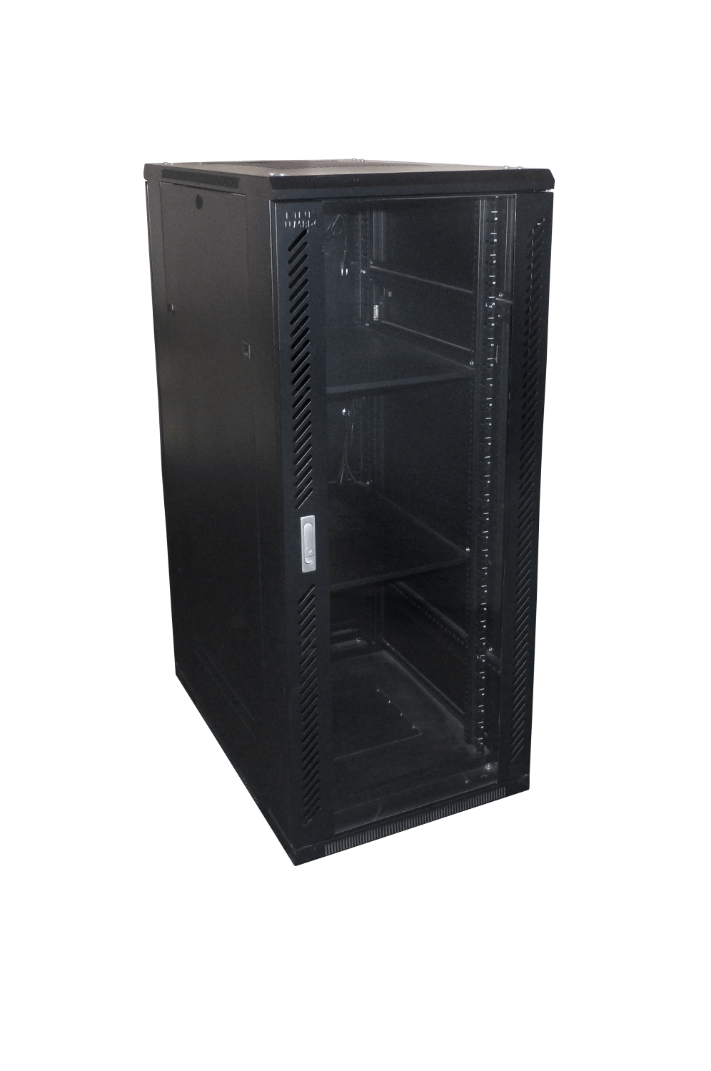 LINKMADE VIDRIO 30U 900MM 90CM-FONDO RACK VENTILADORES PDU BANDEJAS