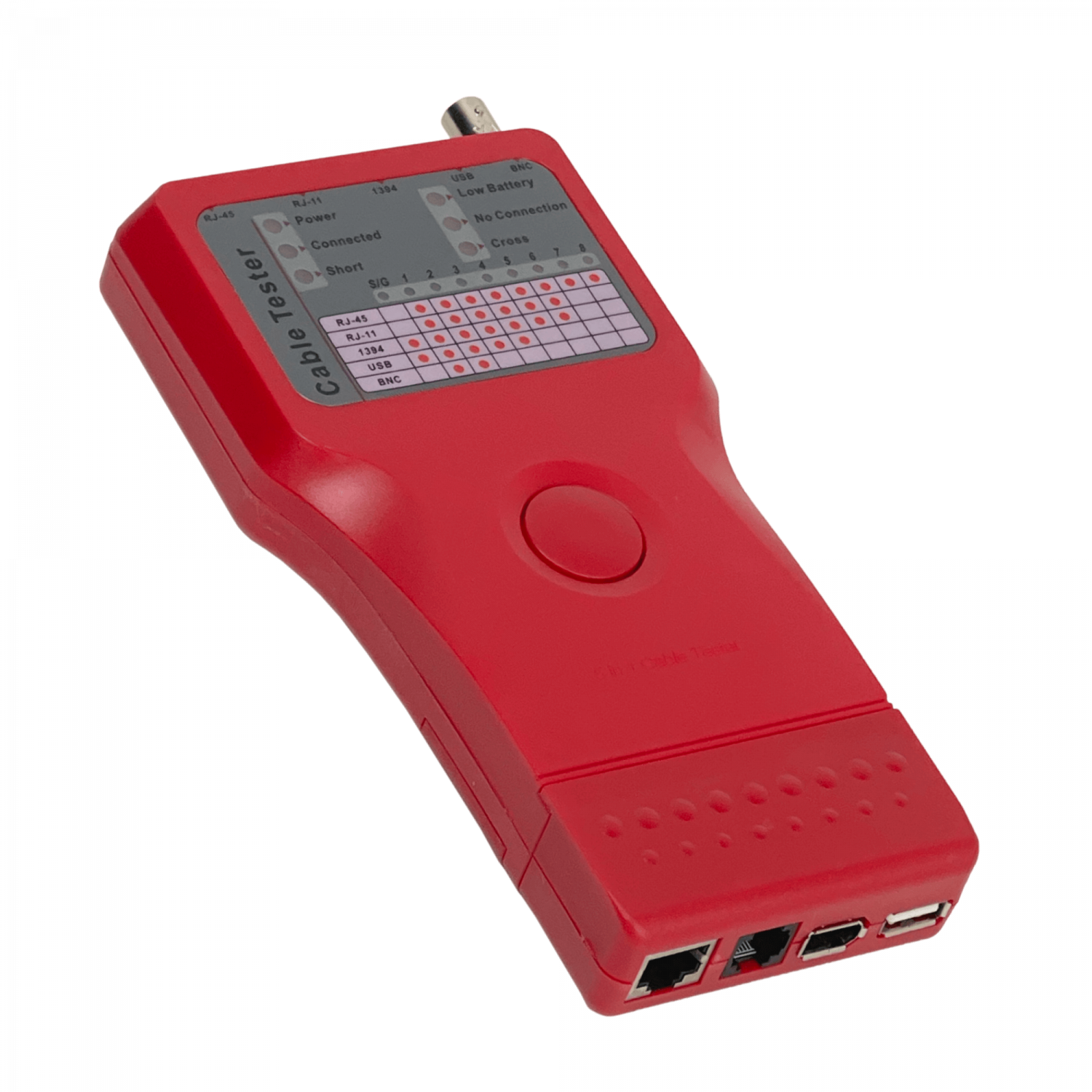 TESTER 1-USB 1-1394 1-BNC 1-RJ45 1-RJ11 REQ/BAT-9V