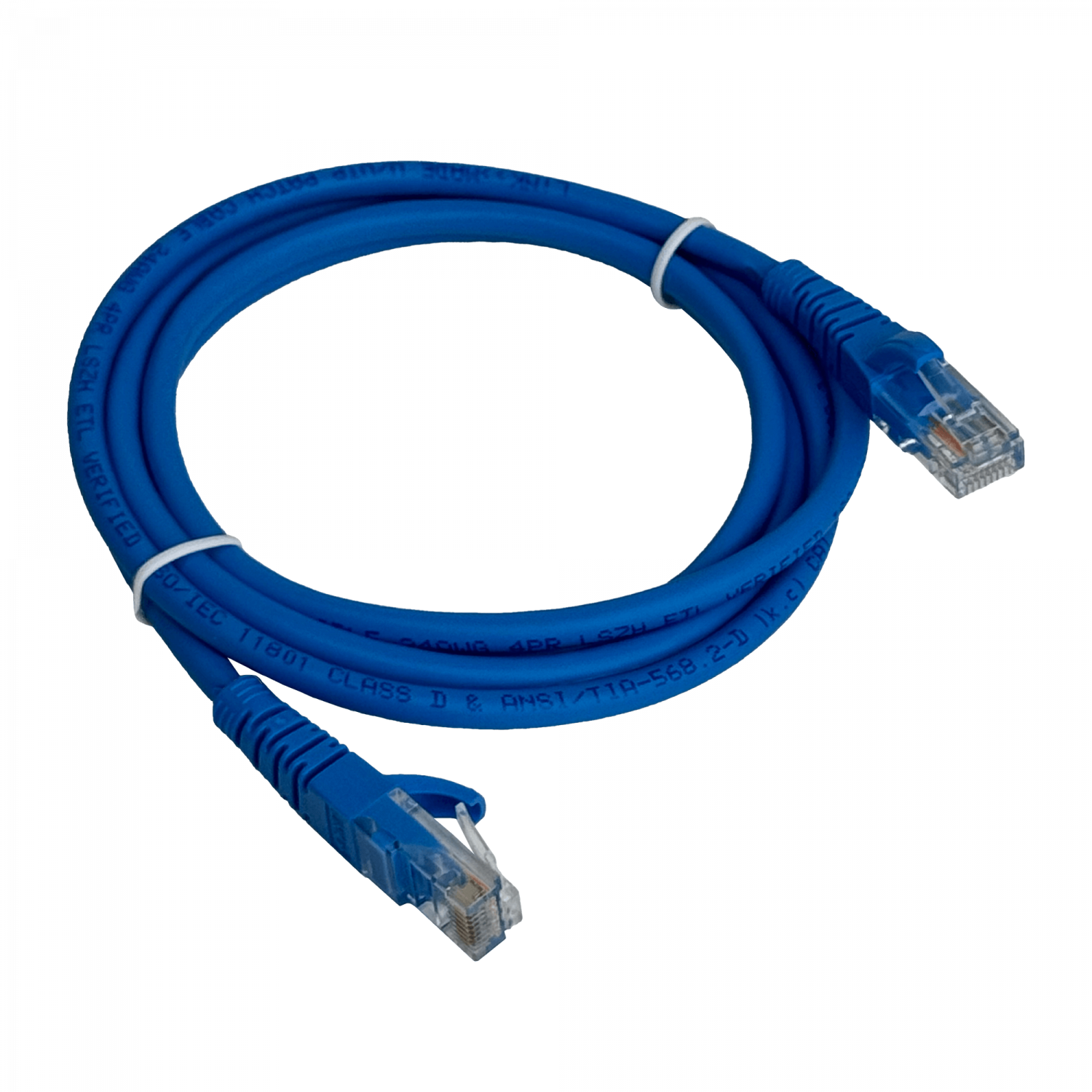 LINKMADE 1,5MT CAT5E AZUL LSZH CABLE PATCH INYECTADO MULTIFILAR 1.5M