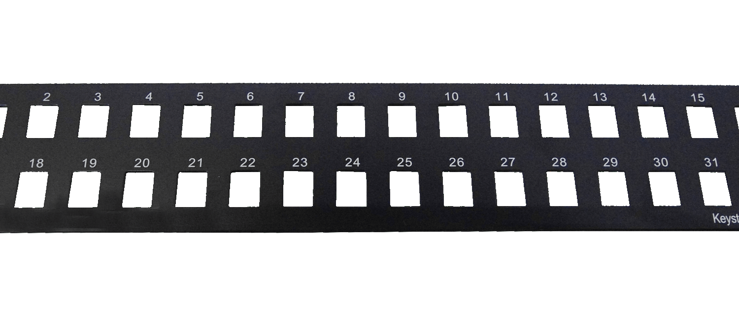 LINKMADE METAL 32-KEYSTONE SIN-SOPORTE PATCHPANEL 2U VACIO UNLOADED
