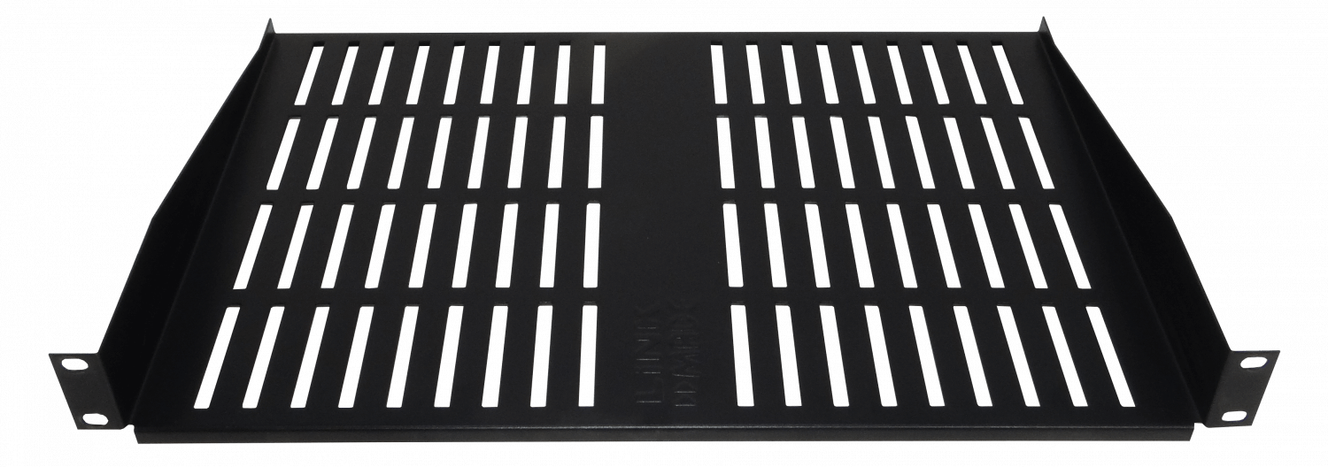 LINKMADE VENTILADA 1U 30CM-FONDO BANDEJA NEGRA P/RACK REQ-TORNILLOS