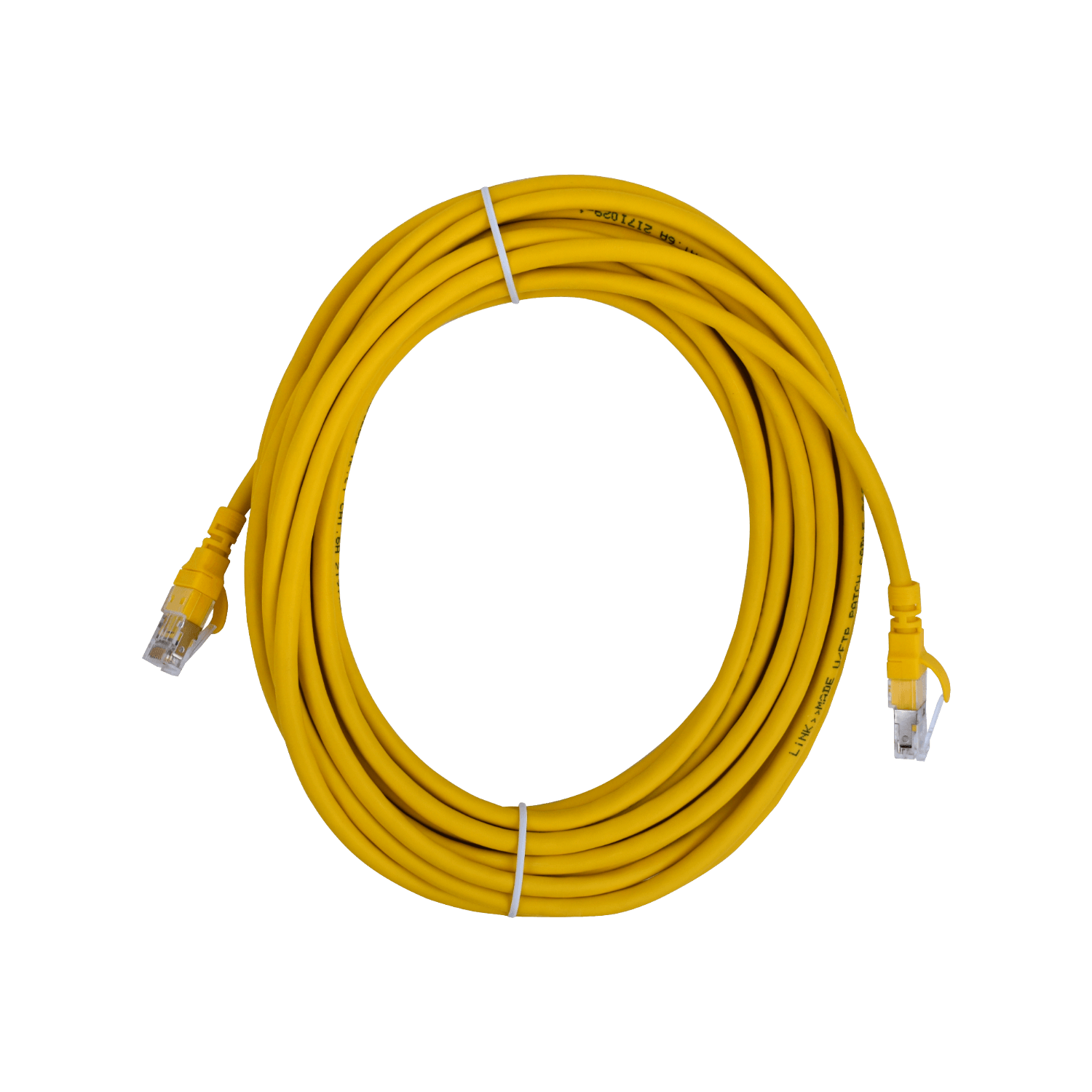 LINKMADE 7MT CAT6A U/FTP AMARILLO LSZH CABLE PATCH INYECTADO MULTIFIL