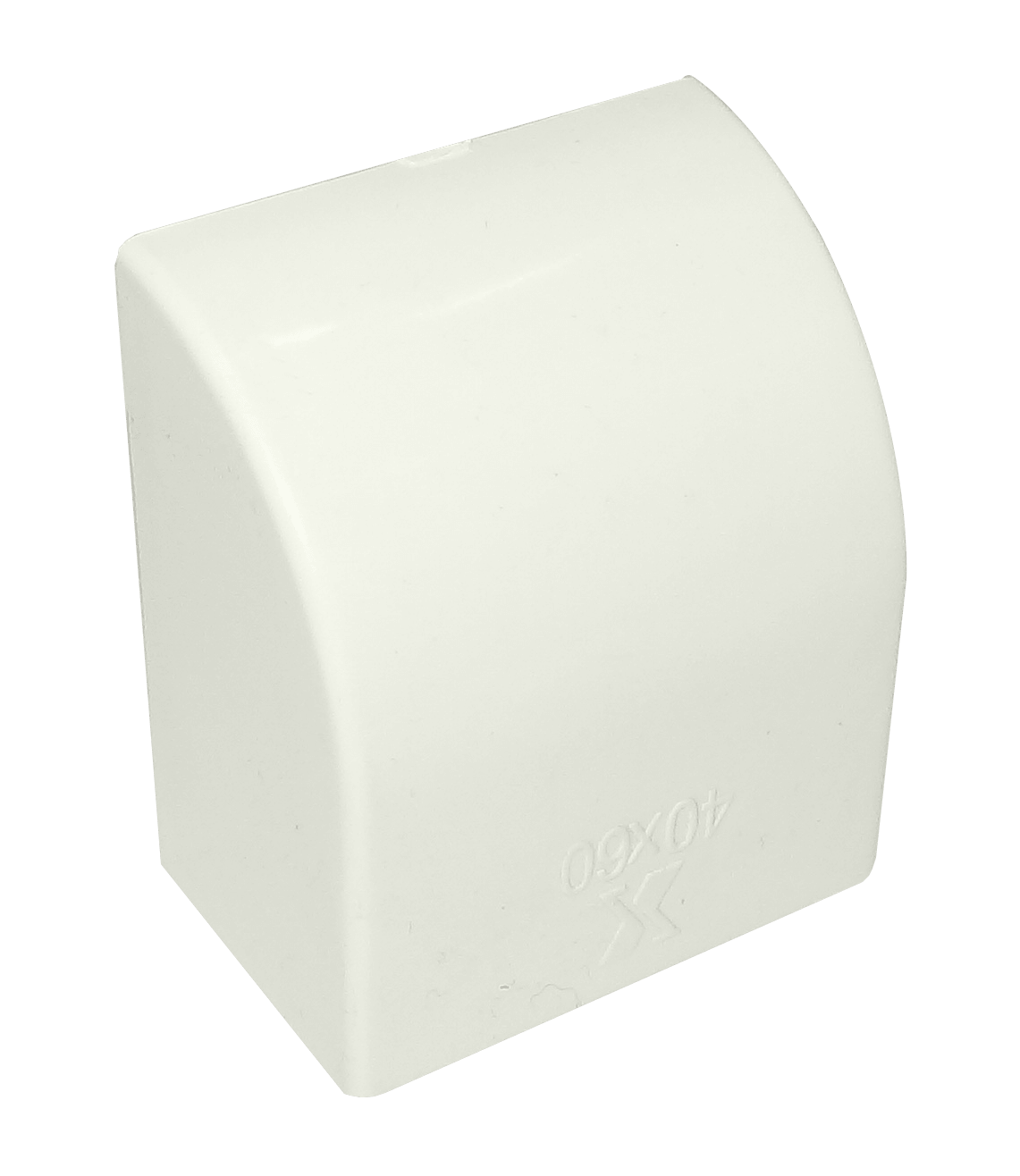 LINKCHIP 60X40MM TAPA FINAL BLANCA CCA-6040-TF. PARA CANALETA QN6W.