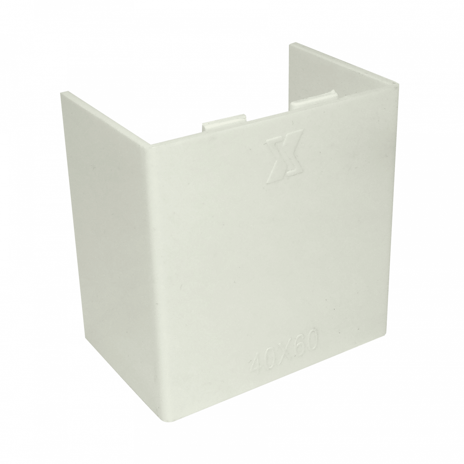 LINKCHIP 60X40MM UNION CANAL BLANCA CCA-6040-U. PARA CANALETA QN6W.