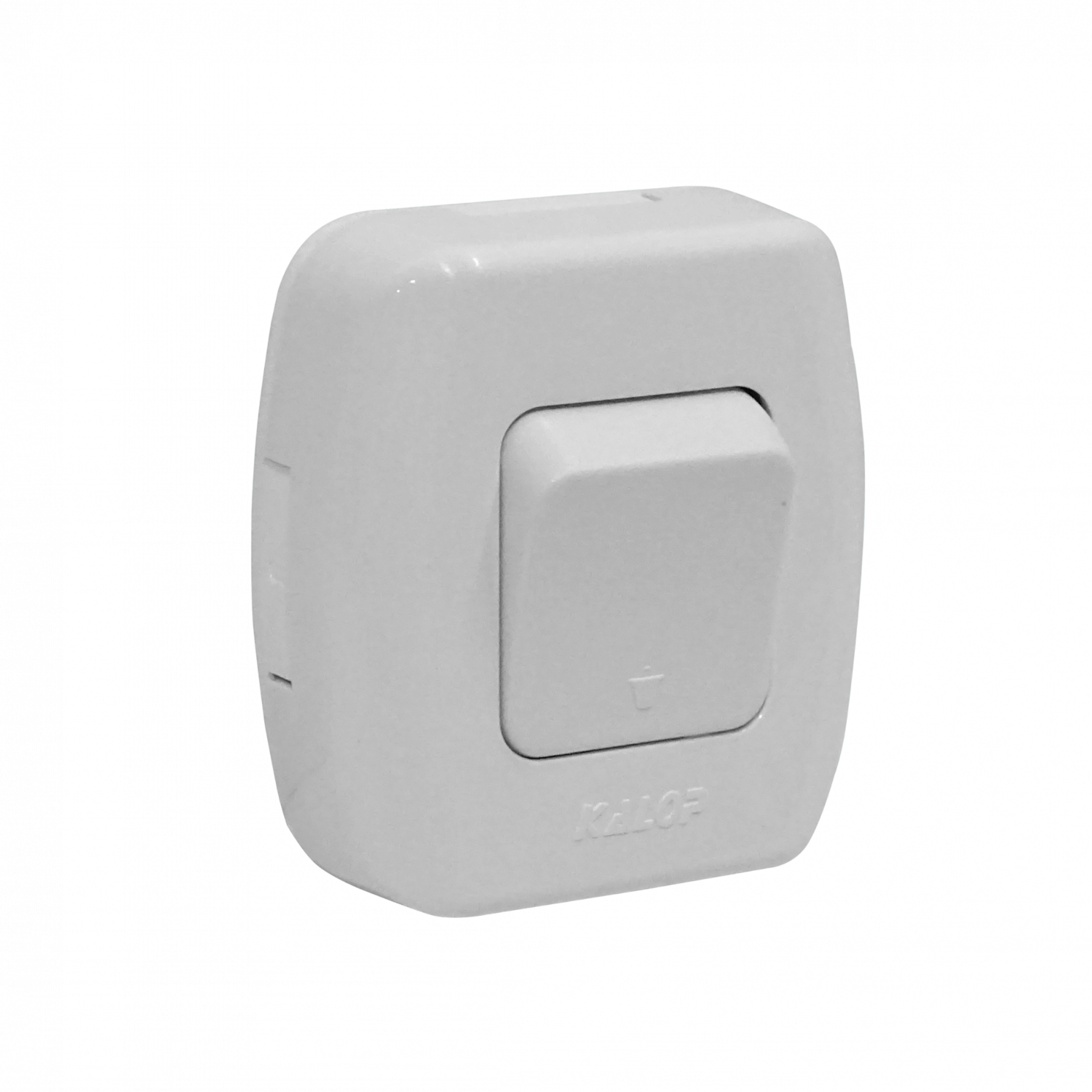 KALOP INTERRUPTOR PULSADOR BLANCO SWITCH TEKNA KS39657