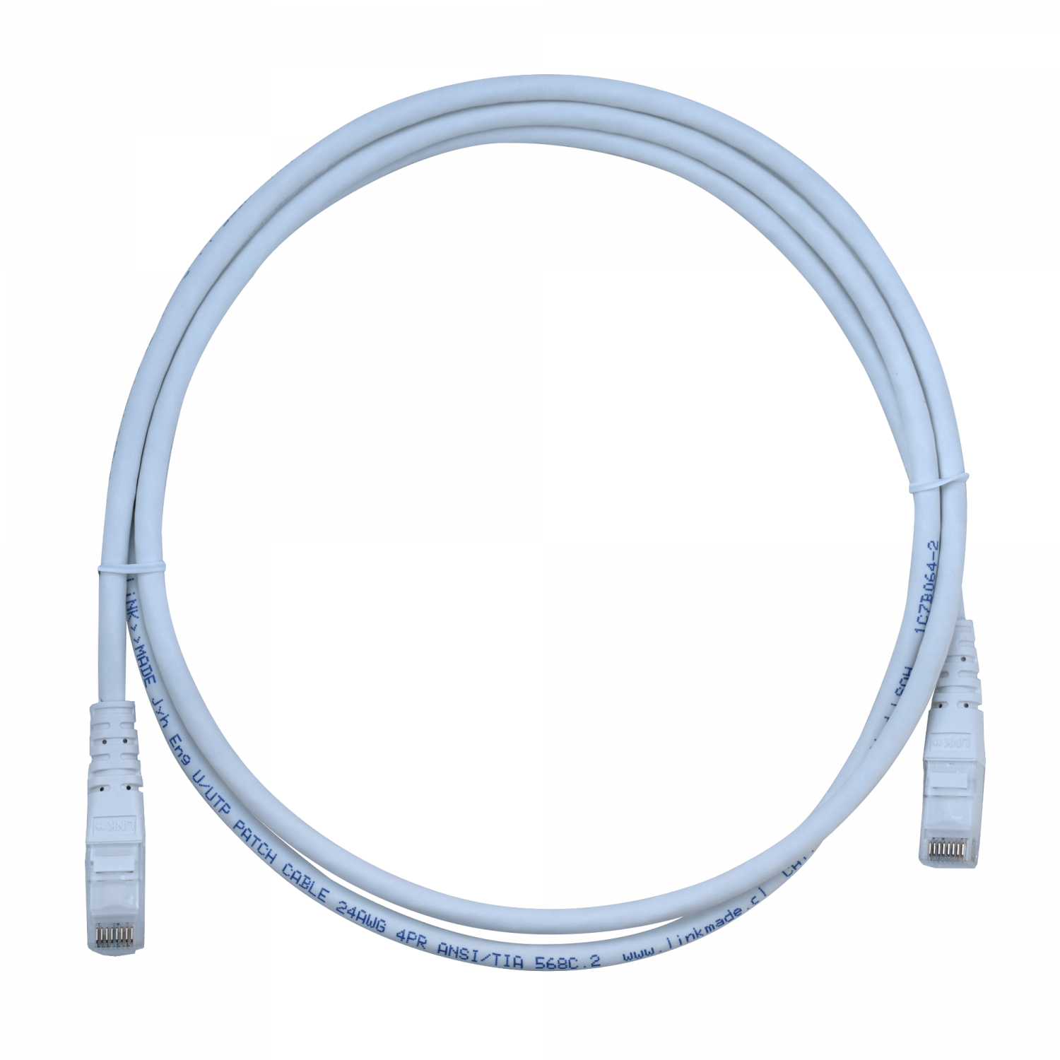LINKMADE 1,5MT CAT6 U/UTP BLANCO LSZH CABLE PATCH INYECTADO MULTIFIL