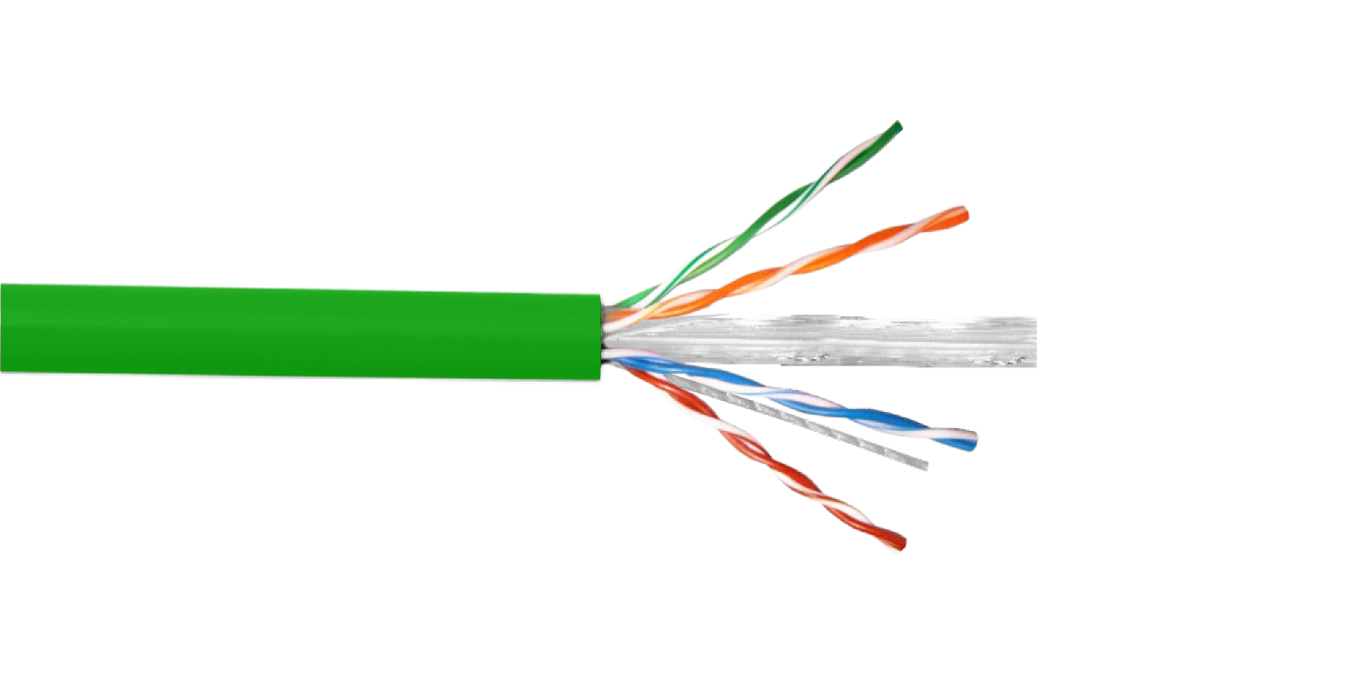 LINKMADE LSZH VERDE CAT6 UTP 300MT UNIFILAR COBRE CAJA CABLE TAIWAN