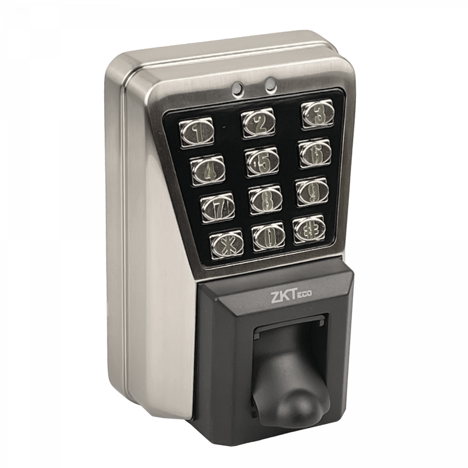 ZK CONTROLACCESO RS485 LAN/IP 15PIN IP65 HUELLA-RFID INC-12V 127X82MM