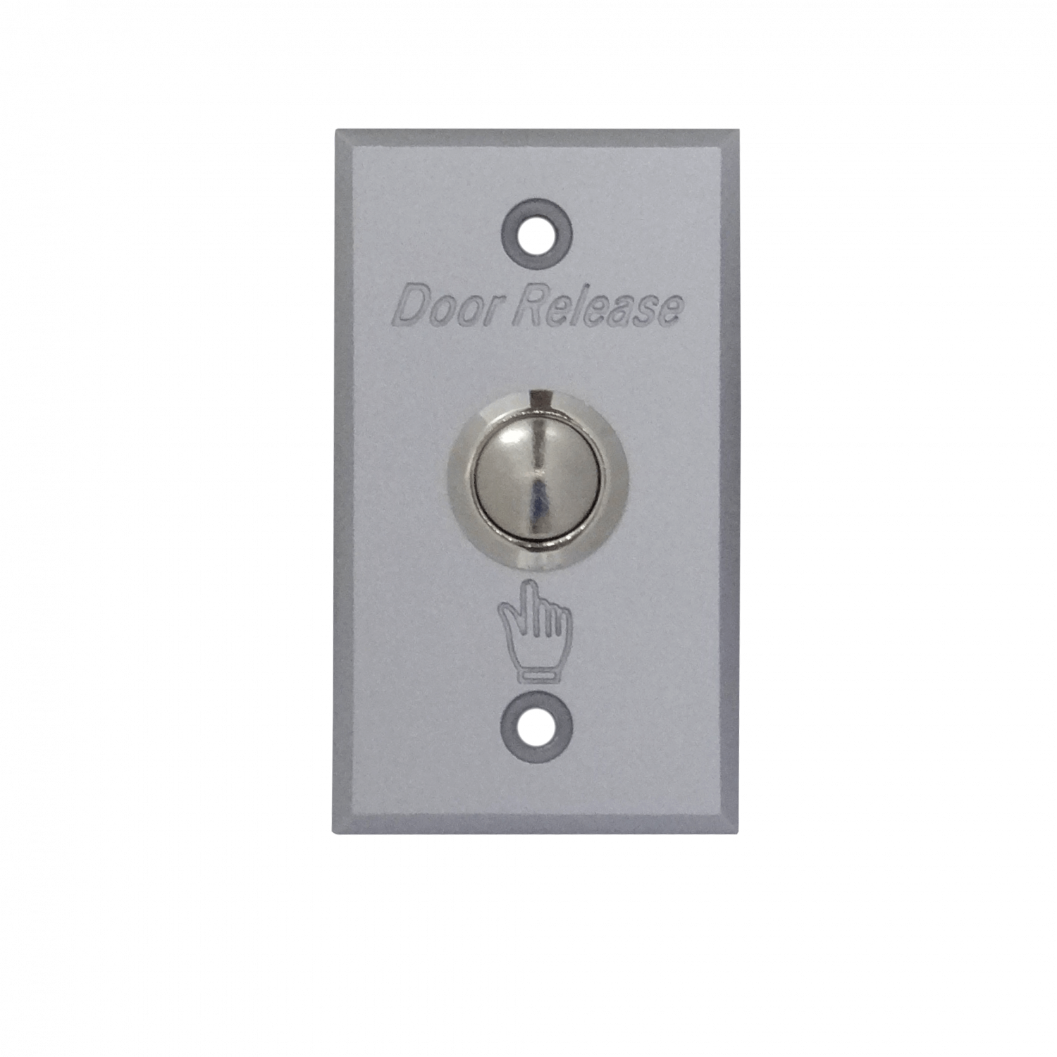 ZK BOTON PULSADOR-N/A 85X49MM PLACA METALICA NORMALMENTE ABIERTO